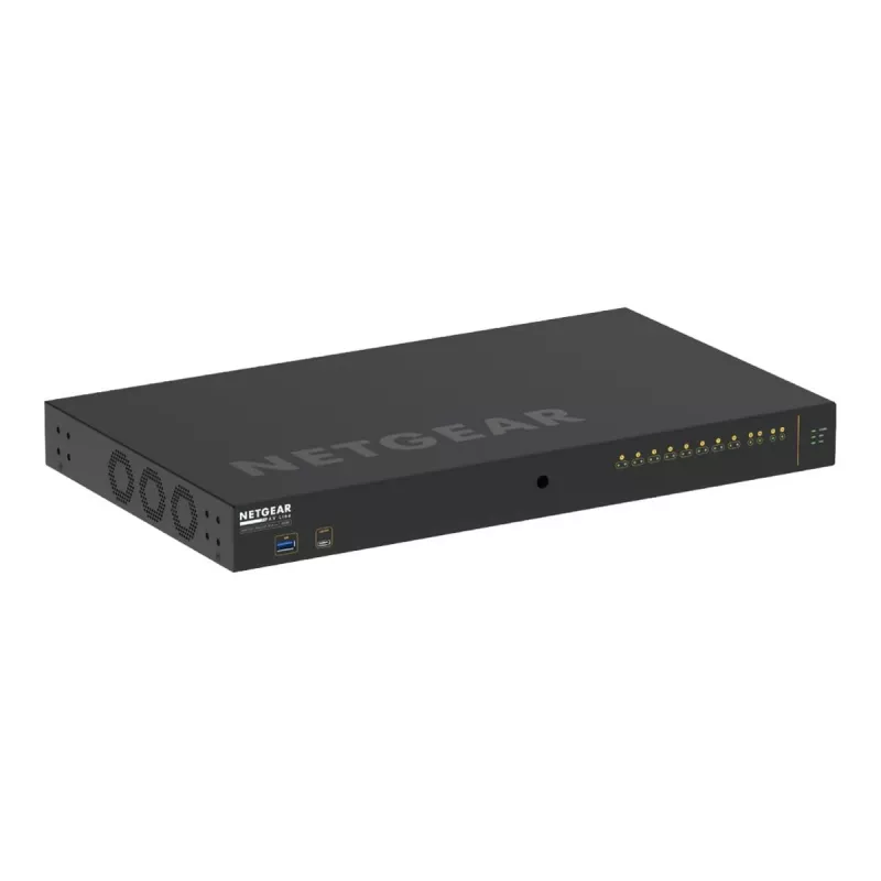 NETGEAR M4250-10G2XF-PoE++ Managed L2/L3 Gigabit Ethernet (10/100/1000) Power over Ethernet (PoE) 1U Schwarz