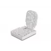 DeLOCK Glasfaser-Anschlussdose FTTH Wandmontage 4 x SC Simplex LC Duplex weiß