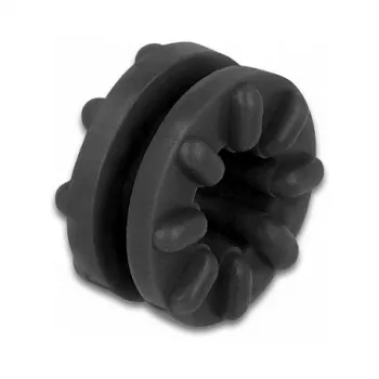Grommet DeLOCK Antivibrationsgrommet schwarz 10 Stück