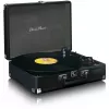 Plattenspieler mit Riemenantrieb Lenco TT-115 Schwarz – tragbarer Koffer-Plattenspieler, Bluetooth 5.0, USB-Aufnahme, 33/45/78 U/min