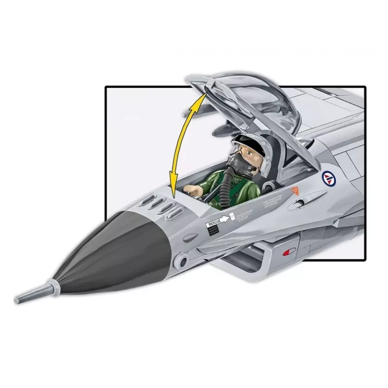 Cobi Bausatz F-16AM Fighting Falcon, 495 Teile, Modell im Maßstab