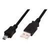 Verbindungskabel USB A / Mini-USB B M/M 1 m schwarz