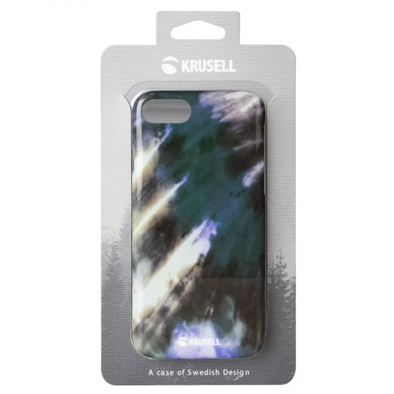 Schutzhülle mit Klappdeckel Krusell Limited für Apple iPhone 8/7 – twirl earth Design