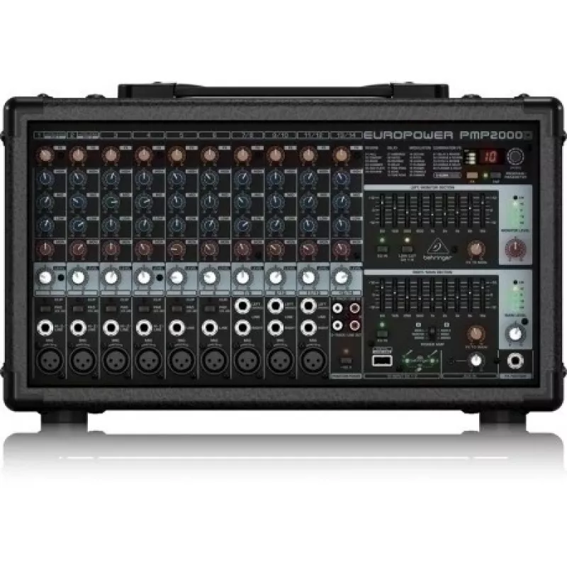Behringer PMP2000D Audiomixer 14 Kanäle 2000W Schwarz