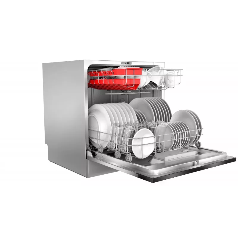 Einbau-Geschirrspüler Toshiba DW-08T2EE(S)-PL — 8 Gedecke, Energieeffizienzklasse F, 49 dB, 55×59×50 mm