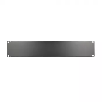 Rack-Blindplatte Extralink Front Blank Panel 2U 19 Zoll Schwarz, Stahlgehäuse