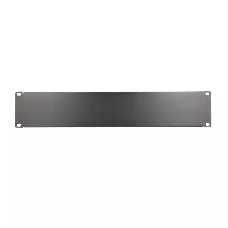 Rack-Blindplatte Extralink Front Blank Panel 2U 19 Zoll Schwarz, Stahlgehäuse