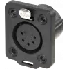 Neutrik NC5FDX-TOP Kabelverbinder XLR Schwarz (NC5FDX-TOP)