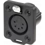 Neutrik NC5FDX-TOP Kabelverbinder XLR Schwarz (NC5FDX-TOP)