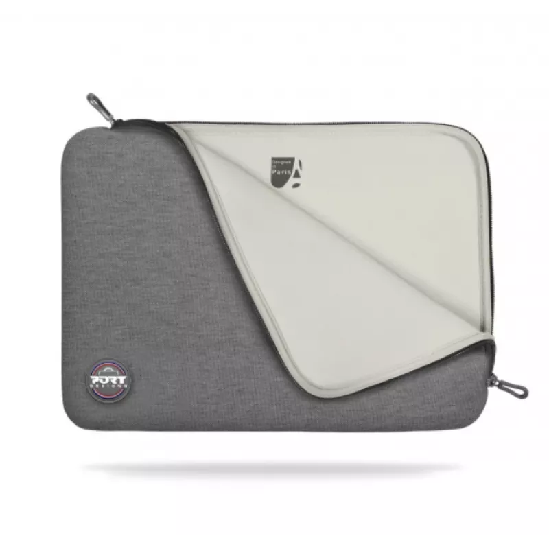 Sleeve Case Port Designs Torino II für 39,6 cm (15,6 Zoll) Laptops, Baumwolle/Neopren, 0,224 kg, grau