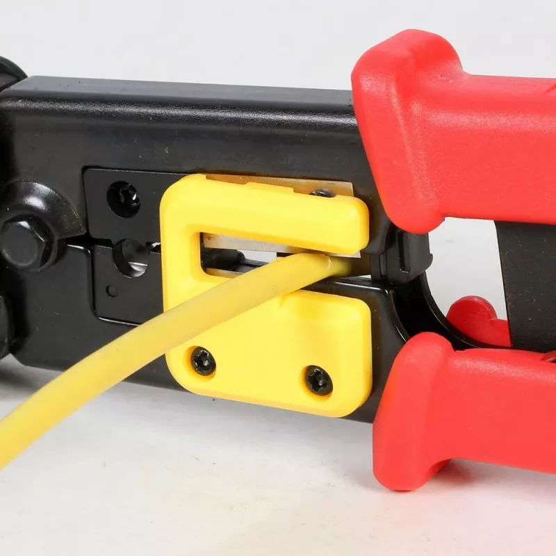 Kabelcrimpwerkzeug Gembird T-WC-05, 195 mm Länge, 53 mm Breite, 0,36 kg, gelb/rot/schwarz