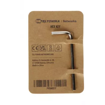 Inbusschlüssel Teltonika 19 x 53 x 2,5 mm Nickel Abgewinkelt PR5MEC17