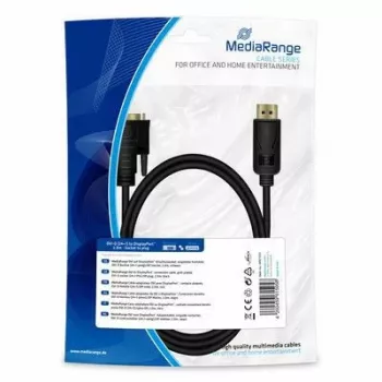 MediaRange MRCS131 Videokabel-Adapter 2 m DisplayPort DVI-D Schwarz