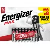 Einwegbatterie Energizer MAX AAA Alkaline 1,5 V – 8er-Pack, zylindrisch, 10 Jahre Haltbarkeit