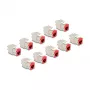 DeLOCK Keystone-Modul 88115 Flach Rot RJ-45 10 Stück