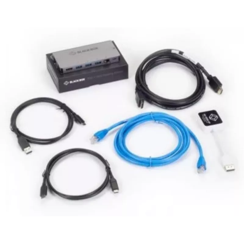 Schwarz Box USB C Dockingstation - Displayport-Paket