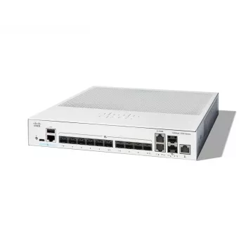 Netzwerk-Switch Cisco Catalyst C1300-12XS Managed L2/L3, 12 x 10Gb SFP+, 240 Gbit/s, 16k MAC, Rackmontage, grau