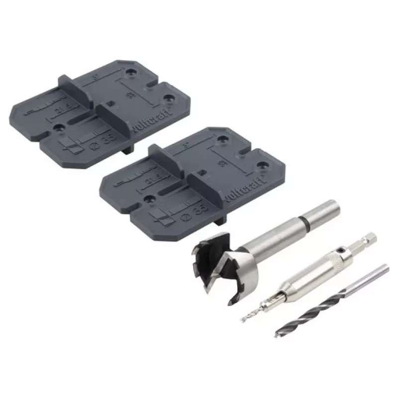 Scharnierbohrer-Set wolfcraft GmbH 4656000 3 Stück geeignet für Holz