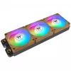 Thermaltake CT140 EX Reverse ARGB 140mm Gehäuselüfter 3er-Pack Gravel Sand