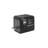 Reiseadapter SBOX TA-23 mit Dual-USB-Ladegerät und universeller Steckerkompatibilität
