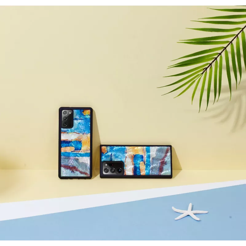 Schutzhülle iKins für Samsung Galaxy Note 20, himmelblau, schlank Fit