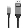 ALOGIC Ultra - DisplayPort-Kabel - 24-pol USB-C (M) auf DisplayPort (M) - 1,0 m - 4K-Unterstützung - Space-Grau (ULCDP01-SGR)