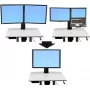 Ergotron WorkFit-C Convert-to-Single HD Kit from Dual oder LCD & Laptop - Montagekomponente (Konverter-Kit) für LCD-Display - Bildschirmgröße: 76,2 cm (30) - Montageschnittstelle: 100 x 1