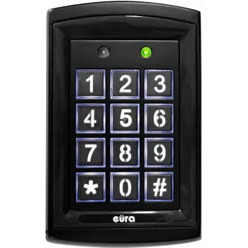 EURA AC-20C7 Schwarzes Kombinationsschloss