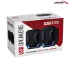 Lautsprecher Audiocore AC865, 2-Wege kabelgebunden, 2.0 Kanäle, 3 W, schwarz