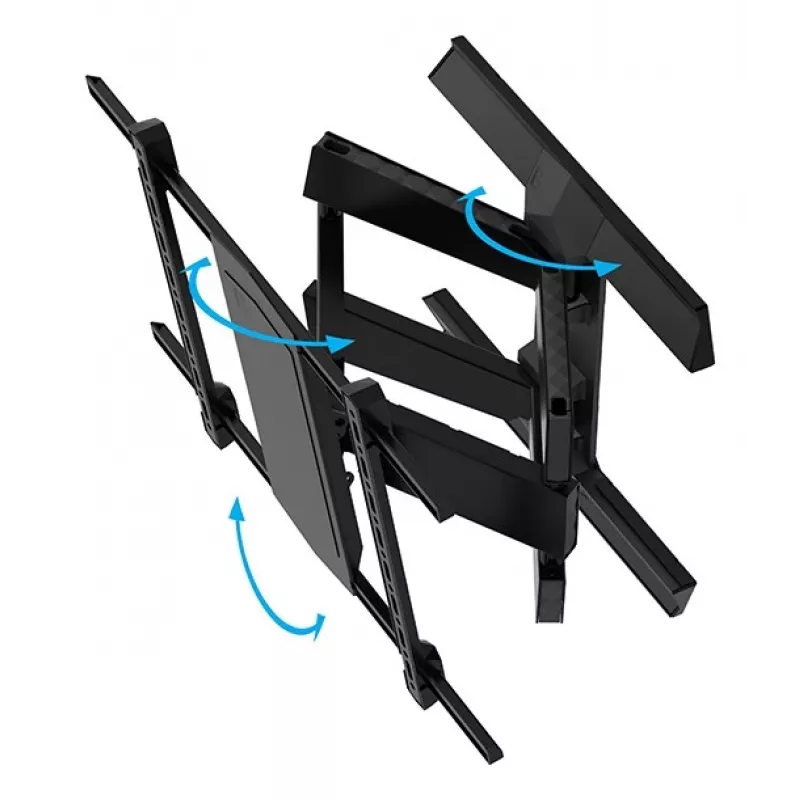 Wandhalterung B-TECH BT8227/B 600x400 für 75-Zoll-TV, max. Belastung 50 kg