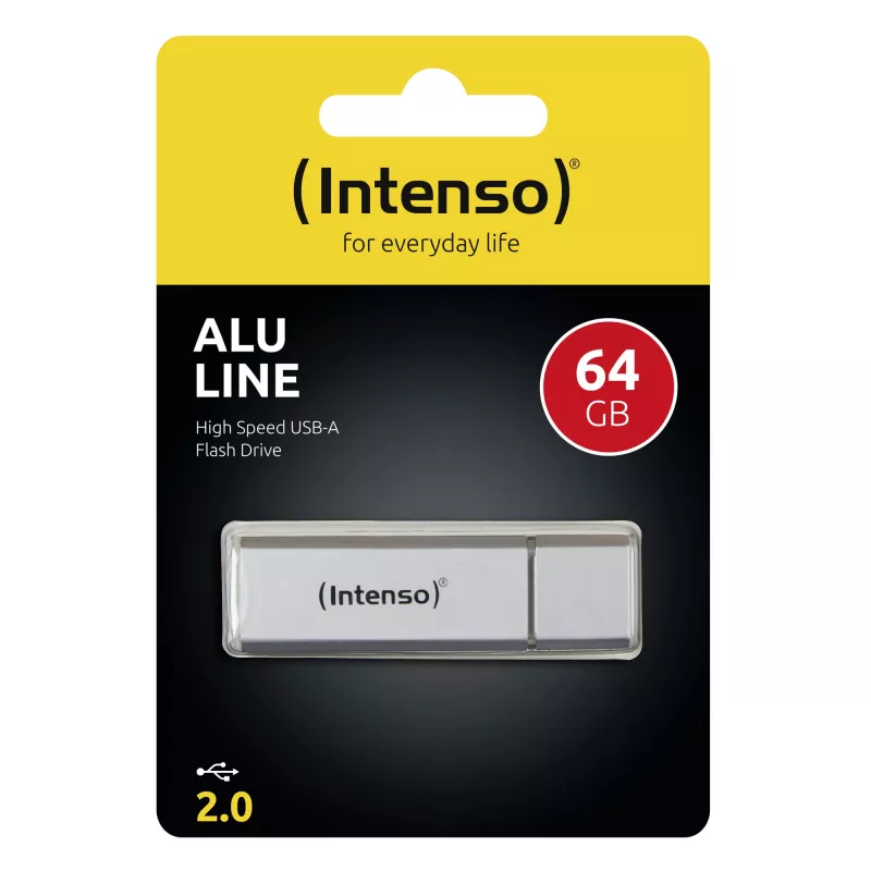 Memory Drive Flash USB2 64GB/SILBER 3521492 Intenso