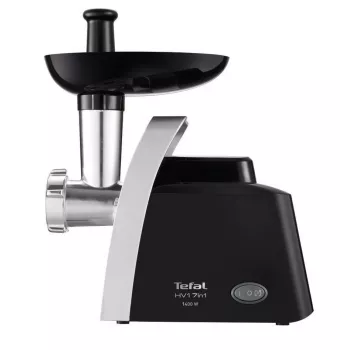 Tefal NE108831 Fleischwolf 1400 W Schwarz, Satinstahl