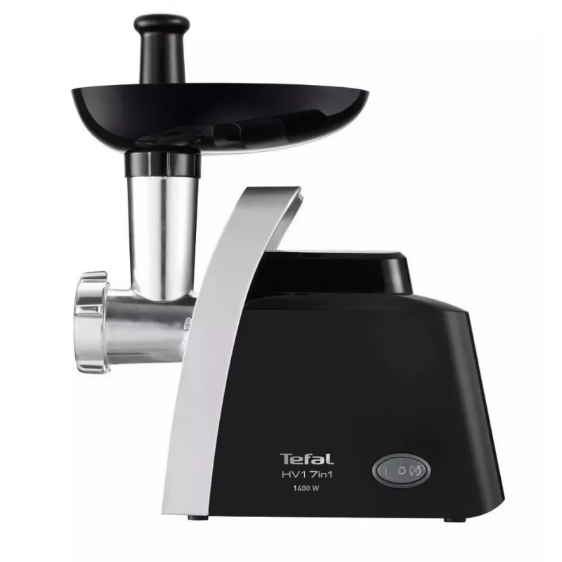 Tefal NE108831 Fleischwolf 1400 W Schwarz, Satinstahl