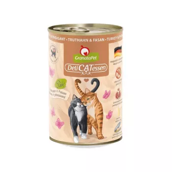 Granatapet DeliCatessen Truthahn & Fasan – Nassfutter für Katzen 400 g