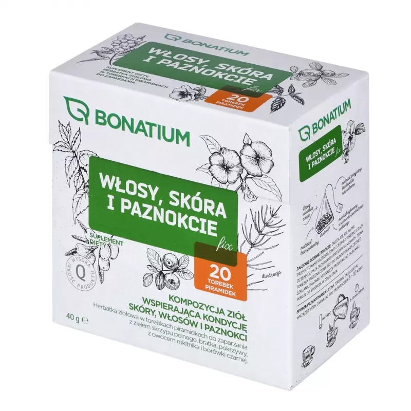 Bonatium Kräutertee Haar, Haut und Nägel Fix 20 Stück