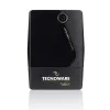 Unterbrechungsfreie Stromversorgung TECNOWARE FGCERAPL1202SCH, 1,2 kVA / 840 W, 2 AC-Ausgänge, Micro‑USB, geschlossene Blei-Säure, 4,5 kg