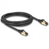 Netzwerkkabel DeLOCK RJ45 Cat.6A Stecker auf Stecker S/FTP 2m Schwarz
