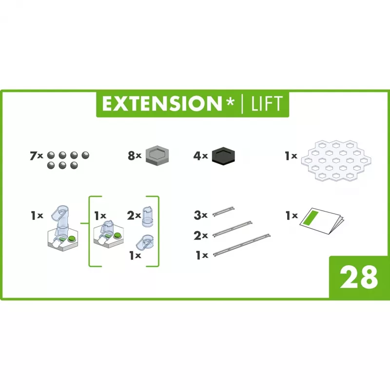 GraviTrax Erweiterung Lift Ravensburger 22419 Mehrfarbig