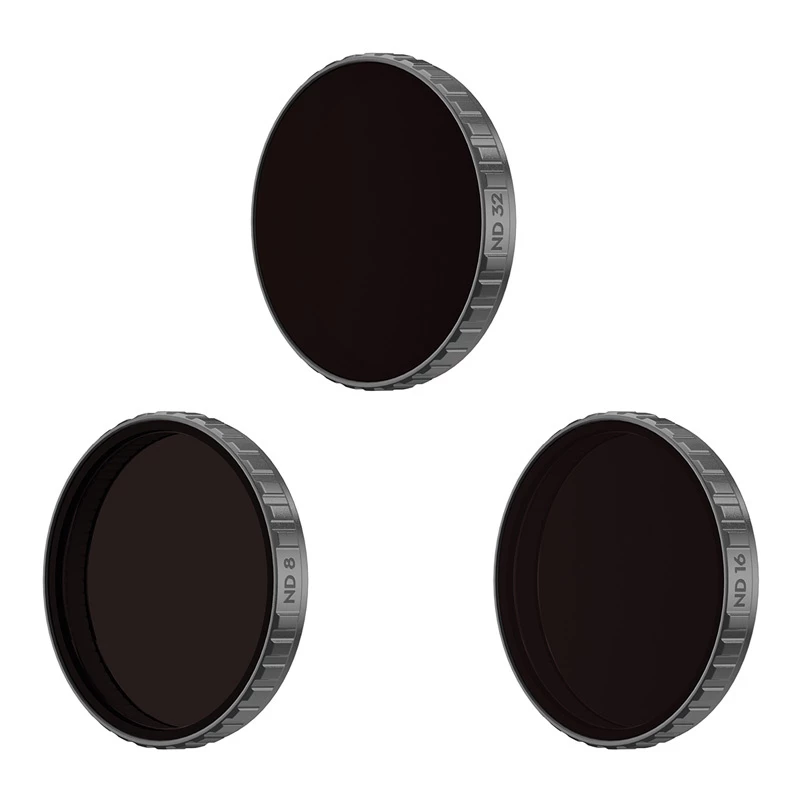 Kamerafilter DJI Osmo Action ND-Filter-Set Schwarz ND8 ND16 ND32