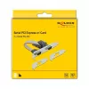 Erweiterungskarte DeLOCK PCI Express x1 auf 2 x Seriell RS-232