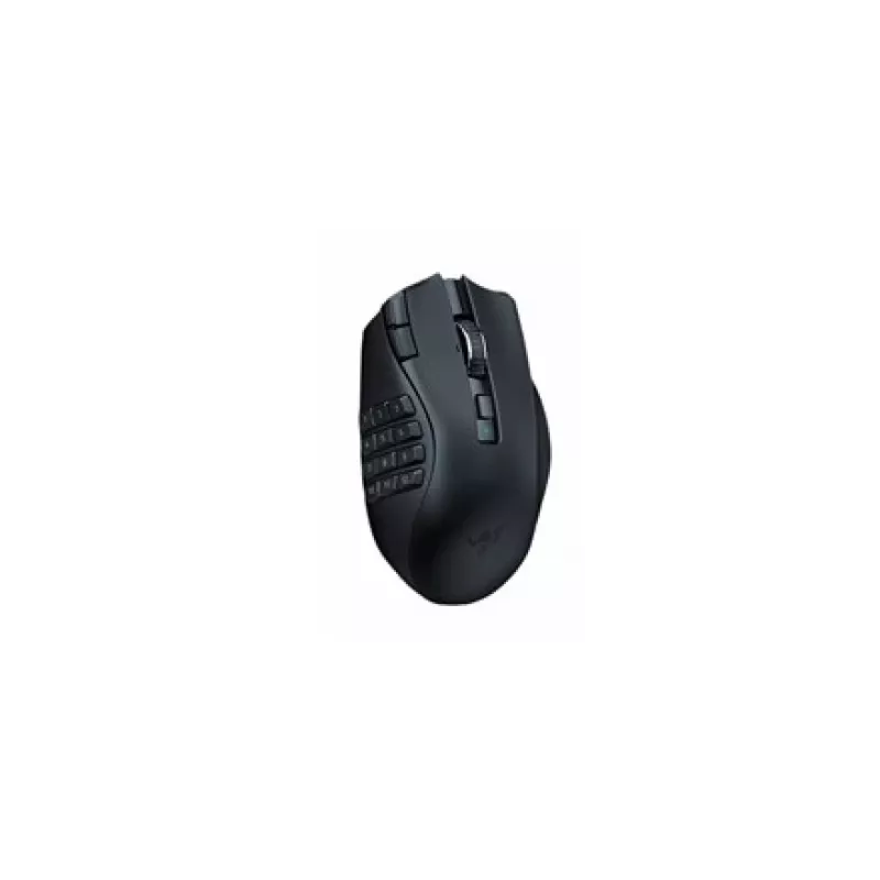 Gaming-Maus Razer Naga V2 HyperSpeed RF Wireless + Bluetooth, rechtshändig, 30000 DPI, optisch, schwarz