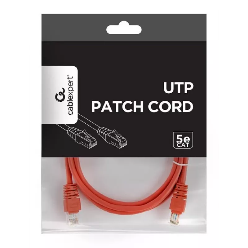 Patchkabel CAT5E UTP 1,5m/ROT PP12-1.5M/R Gembird