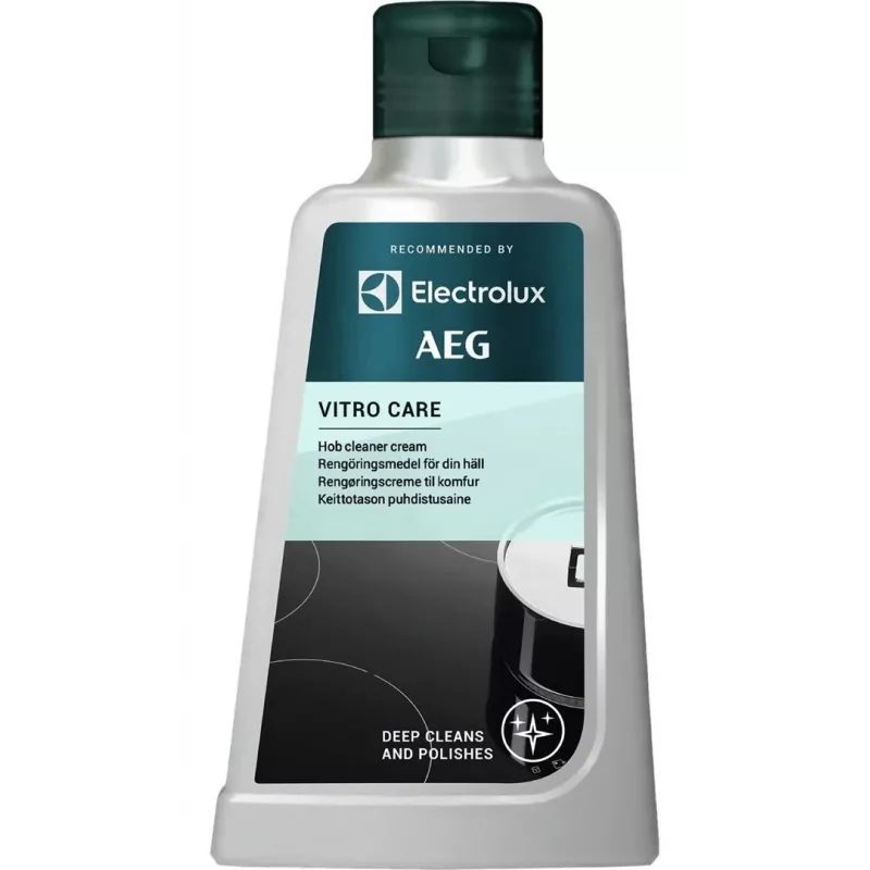 Glaskeramik-Reiniger Creme Electrolux Vitro Care 300 ml – Creme für Ceran- und Induktionskochfelder, Flaschenspender
