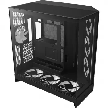 NZXT PC-Gehäuse H9 Flow RGB+ Midi-Tower schwarz