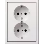 GIRA 0780112 Steckdose CEE 7/3 Weiß (0780112)