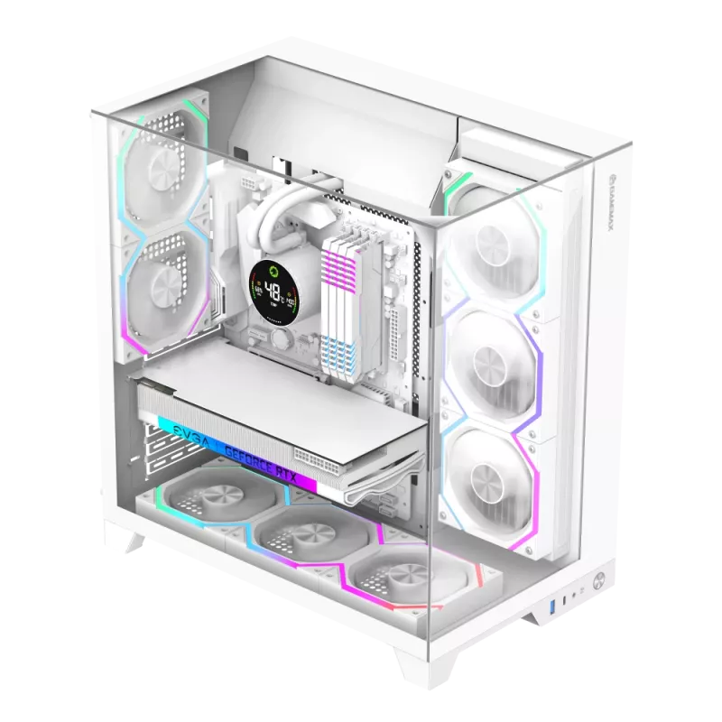 Gamemax | Gehäuse | INFINITY PRO WH | ATX
