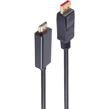 Videokabel-Adapter ShiverPeaks BS10-71045 3m DisplayPort HDMI Schwarz