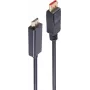 Videokabel-Adapter ShiverPeaks BS10-71045 3m DisplayPort HDMI Schwarz