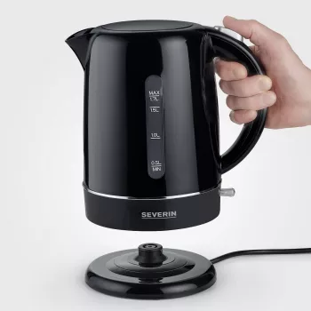 Severin WK 4322 Wasserkocher 1,7 L 2200 W Schwarz