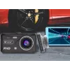 Dashcam TRACER 4TS Full HD Dual-Channel-Dashcam, 2 MP Hauptkamera, 0,4 MP Innenkamera, 140°/60° Winkel, 4 Zoll IPS-Anzeige, 150 mAh Akku, Aluminiumgehäuse, Parkassistent